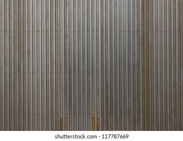 Rusting Metal Fencing Or Siding