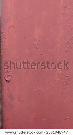 Rustproof paint on metal background