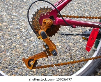 Rusty bicycle gears