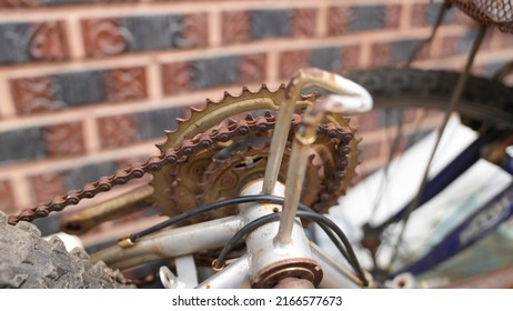 Rusty Bike Chain Vintage Old