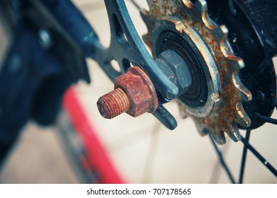 Rusty Bike Wheel