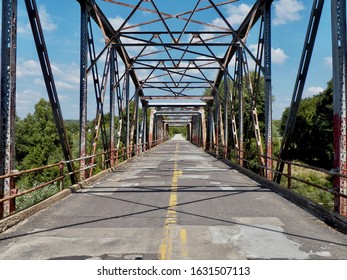 Rusty Box Girder Bridge Route 66 Hazelgreen Missouri