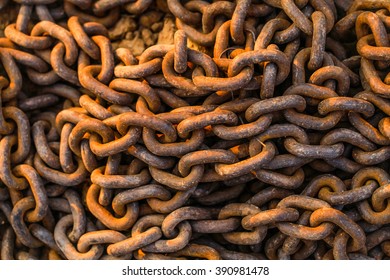 Rusty chain background