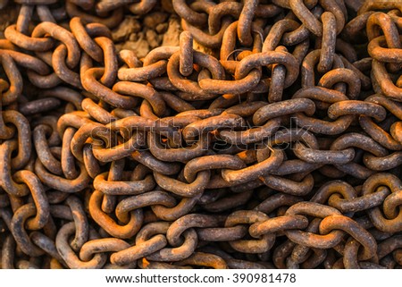 Rusty chain background