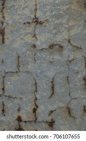 Rusty Clark Street Bridge In Chicago Before Repainting