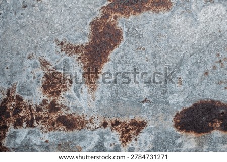 rusty and corroded surface, a sheet of zinc. suitable as a background for industrial design. grunge texture photo concept