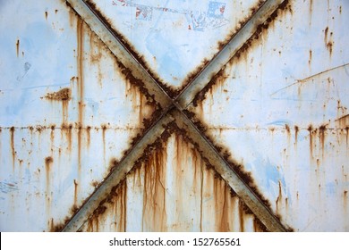 Rusty Corrugated Iron