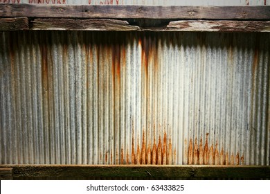 Rusty Corrugated Iron Metal Texture