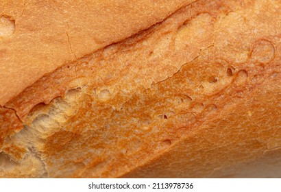 Rusty Crust Of Bread As A Background. Texture