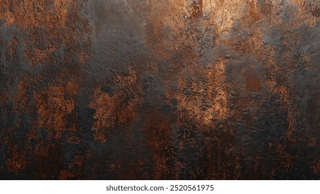 Rusty and Dirty Metal Background texture, Old grunge copper bronze rustic texture dark, Corrosion on Metal Surface - Powered by Shutterstock