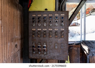 Rusty And Disused Control Panel - Abandoned Coal Conveyor Along Kanawha River - Appalachian Mountain Region - Charleston, West Virginia