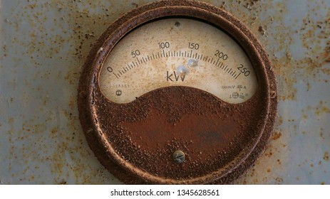 Rusty electric meter