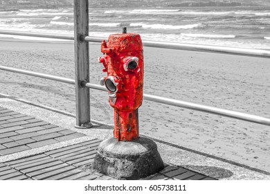 Rusty fire hydrant