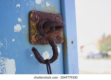 Rusty Hook On The Shore