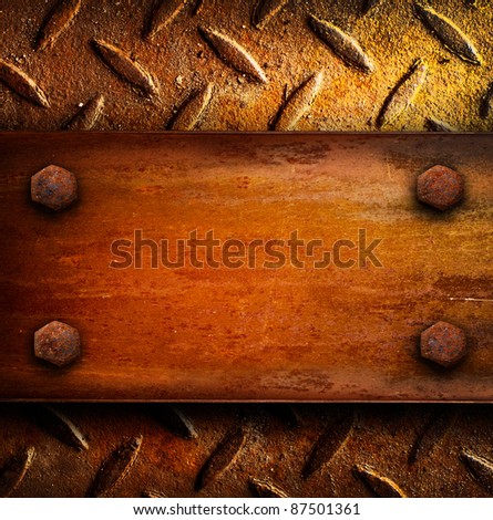 Rusty metal background