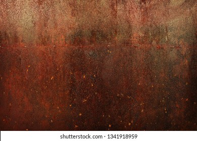 Rusty Metal Cooper Texture Background.