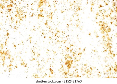Rusty metal texture  Corrosion background  White peeling paint  Grunge rust metal  Cracked paint pattern  Orange rust isolated white  Overlay background 