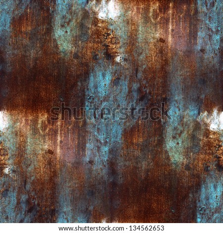 rusty metal texture pattern plate blue brown iron seamless background seamless background