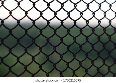 Rusty Metal Woven Wire Mesh Fencing