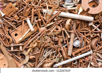 Rusty nail background