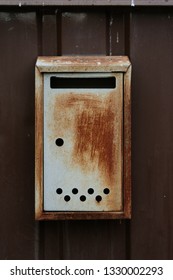 rusty old mailbox 