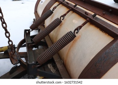 Rusty Old Snow Plow Springs