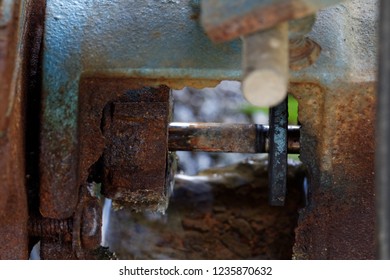 Rusty Seizure Pump With Water Leak