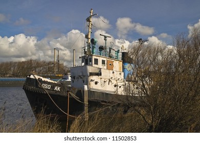 rusty ship