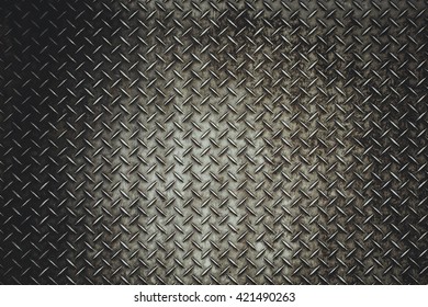 Rusty Steel Diamond Plate Texture