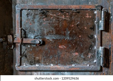 Rusty Steel Oven Door