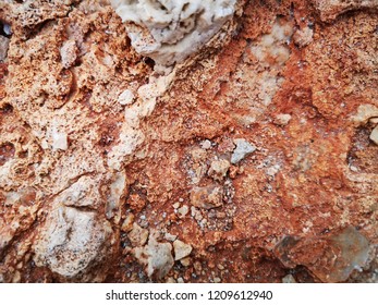 Rusty textures rock