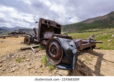 Rusty Truck At Abandoned Mine