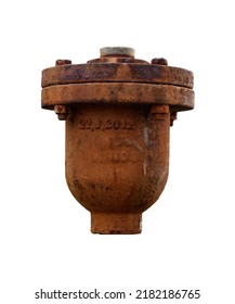 rusty water valve through long use Water leaks causing rust stains on the dark brown island.