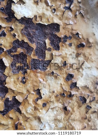 Rusty whitepainted wall background