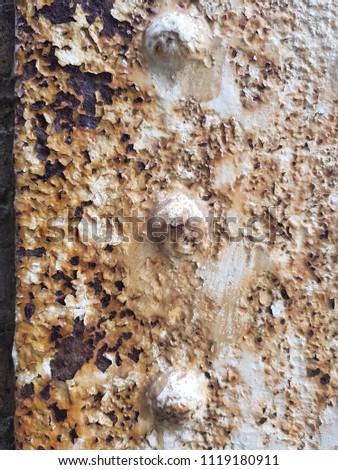Rusty whitepainted wall background