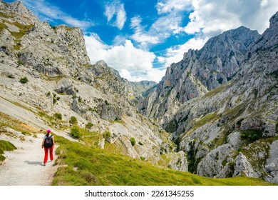 Ruta del Cares in Picos de Europa National Park, Spain - Shutterstock ID 2261345255