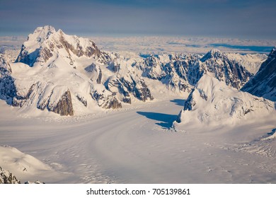 Ruth Glacier Aerial View