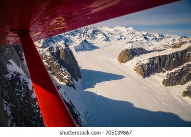 Ruth Glacier Aerial View