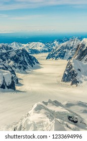 Ruth Glacier On A Clear Day