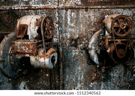 The ruthless effect of rust.