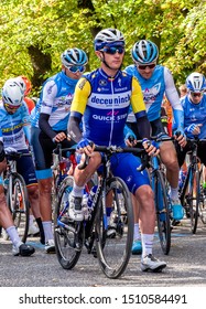 RUZOMBEROK, SLOVAKIA - SEPTEMBER 20: Professional Cyclist Yves Lampaert From Team Deceuninck - Quick-Step At Race Tour De Slovakia On July 20, 2019 In Ruzomberok