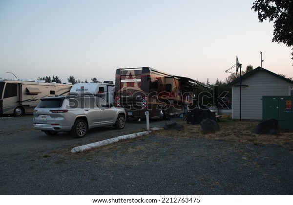 RV
and camping in canada. vancouver canada BC 2022
sept
