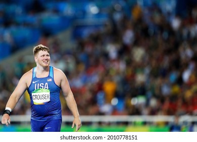 Ryan Crouser Of USA Team Shot Put Wins Gold Medal At The Rio 2016 Summer Olympic Games Track And Field, World Athletics - Rio De Janeiro, Brazil 08.18.2016