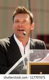 Ryan Seacrest At The Ellen Degeneres Star On The Hollywood Walk Of Fame Ceremony, Hollywood, CA 09-04-12