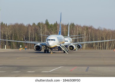 Ryanair Boeing 737-8AS (April 2017, Kaunas Airport/Lithuania) 