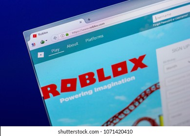 Roblox Images Stock Photos Vectors Shutterstock - ryazan russia april 16 2018 homepage of roblox website on the display