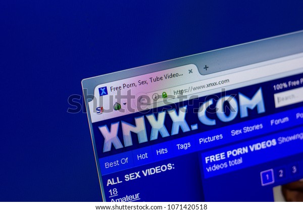 Xnxx Com 2018 - Ryazan Russia April 16 2018 Homepage Stock Photo (Edit Now) 1071420518