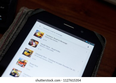Ryazan, Russia - July 03, 2018: Fastlane: Road To Revenge Icon In The List Of Mobile Apps.