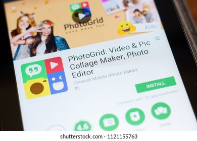 Photogrid Video And Pic Collage Maker Images Stock Photos