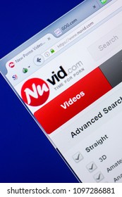 Ryazan Russia May 20 2018 Homepage Of Nuvid Website On The Display Ryazan Russia May 20 2018 Homepage Of Nuvid Website On The Display